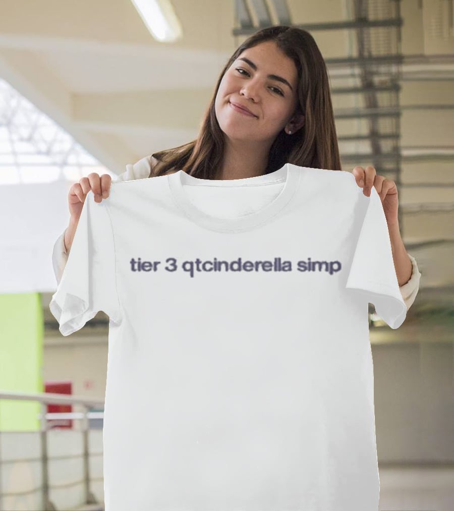 Tier 3 QtCinderella Simp Text T-Shirt