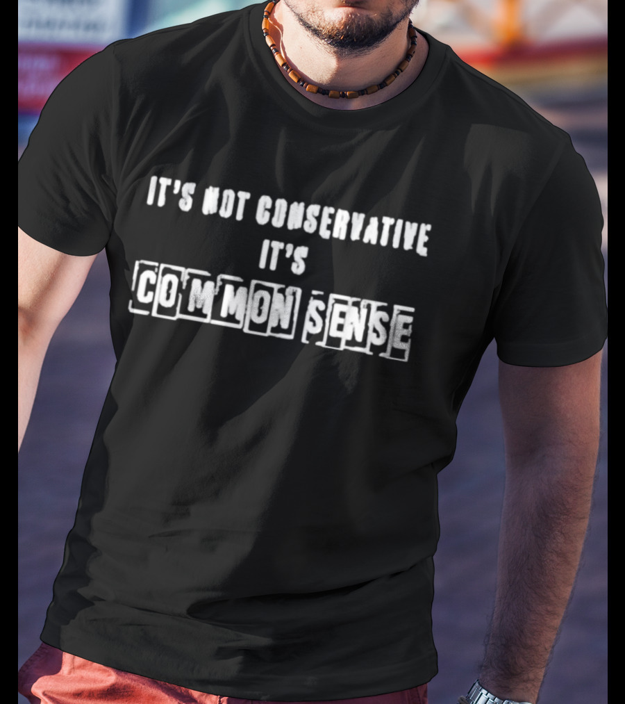 Brittany And Kasi Merch It's Not Conservative It's Common Sense T-Shirt