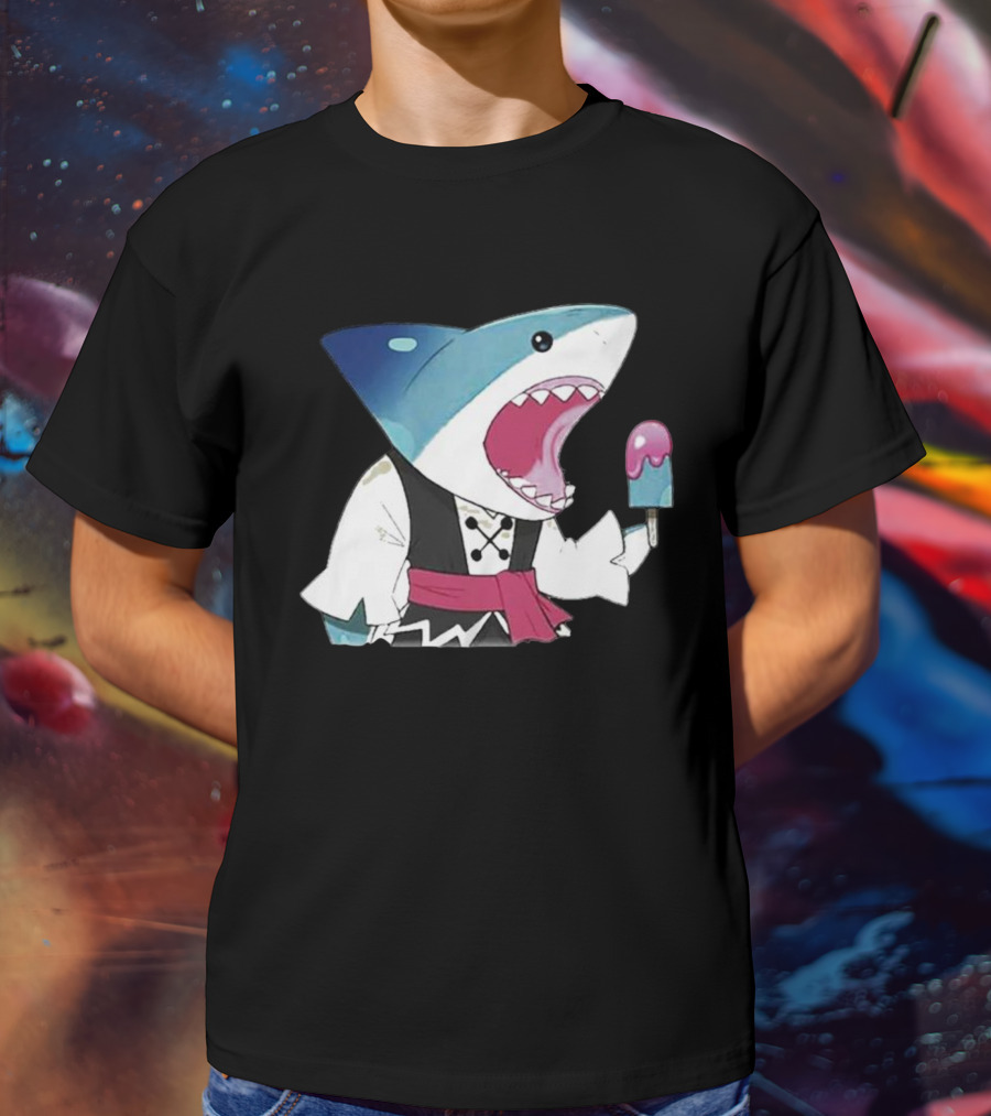 Shroomie Sorbet Shark Cookie Ice Cream Treat T-Shirt