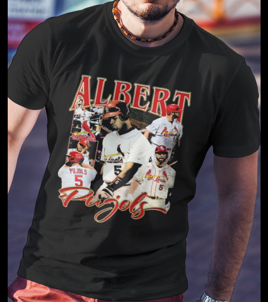 Albert Pujols St. Louis Cardinals Baseball Legend T-Shirt