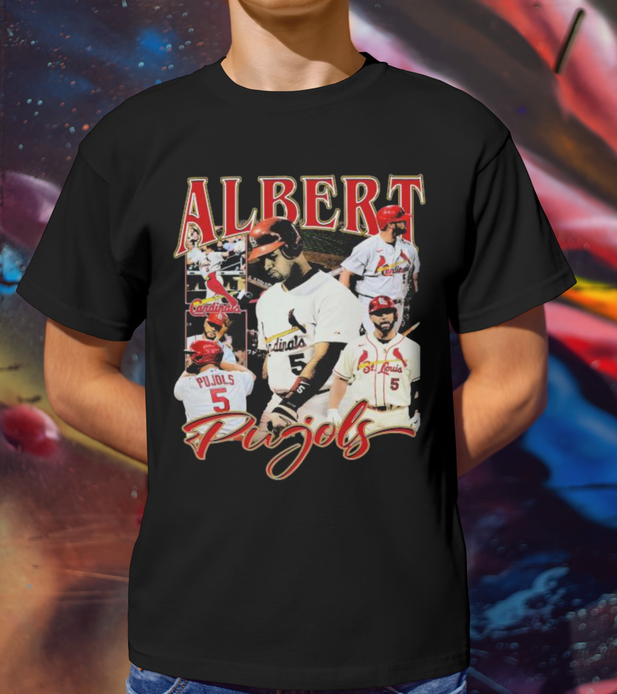 Albert Pujols St. Louis Cardinals Baseball Legend T-Shirt