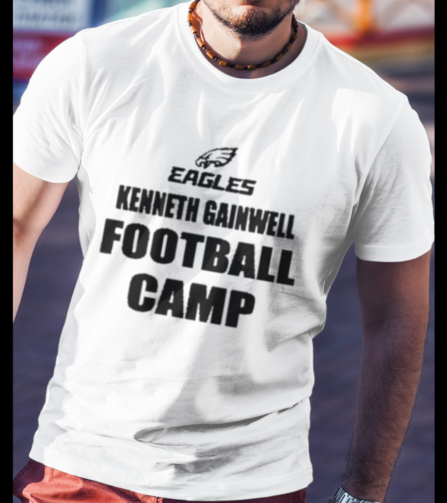 Eagles Kenneth Gainwell Football Camp T-Shirt