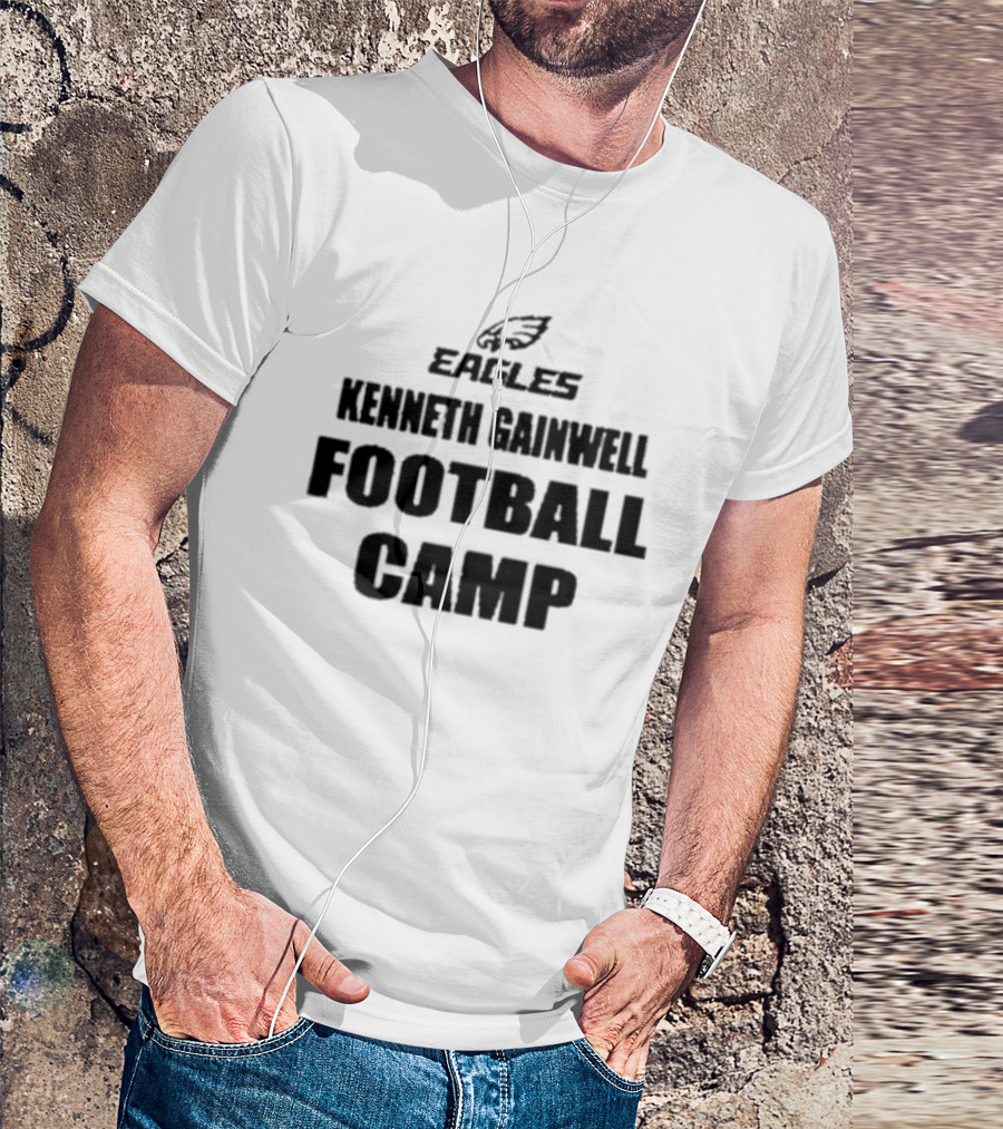 Eagles Kenneth Gainwell Football Camp T-Shirt