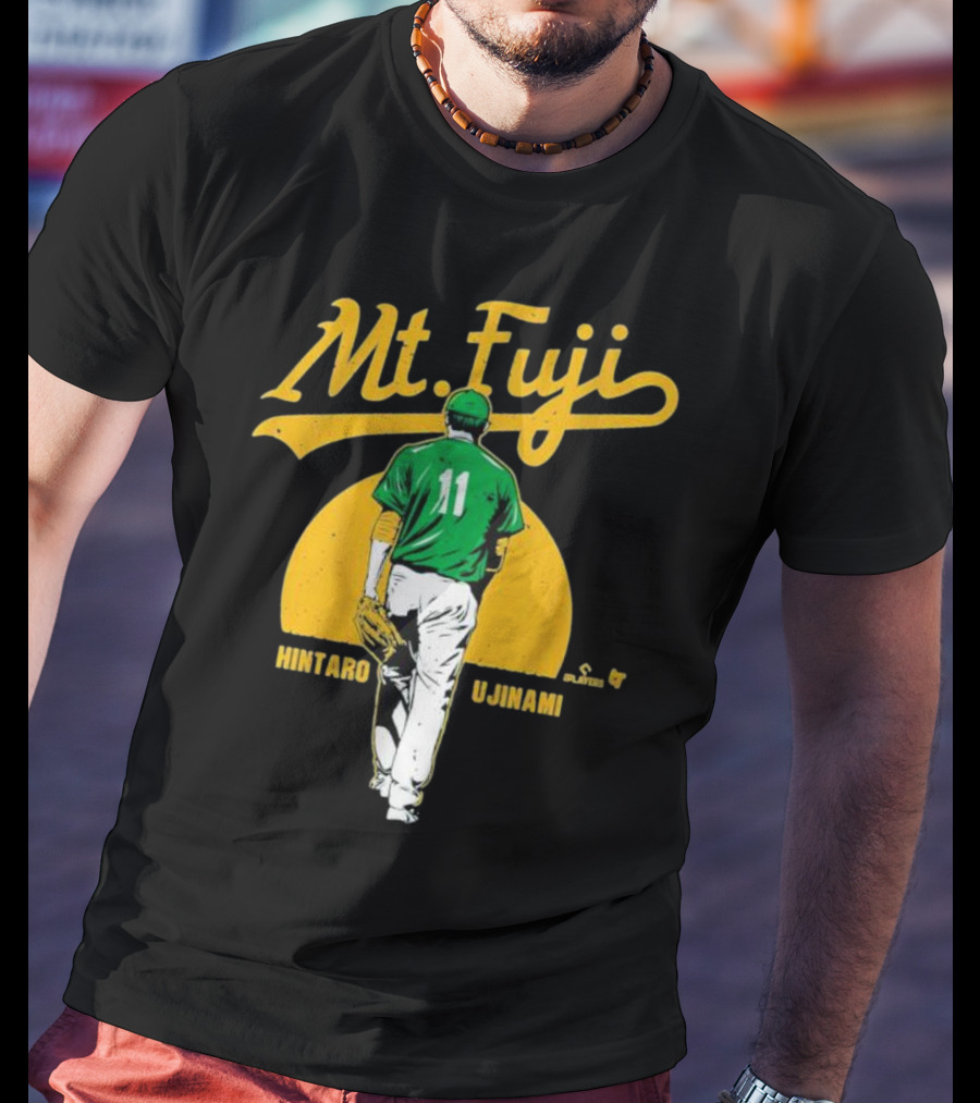 Mt. Fuji HINTARO FUJINAMI 11 Oakland Baseball Players T-Shirt