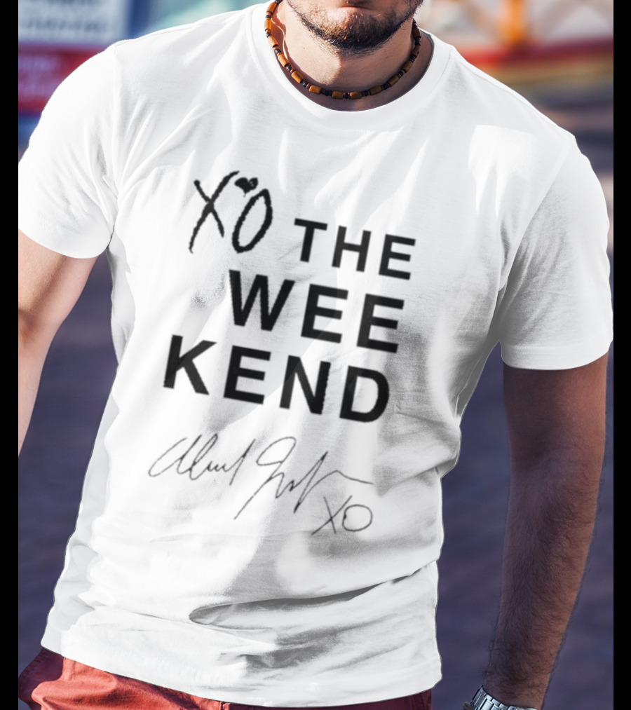 XO The Weeknd Signature Ailoviutl T-Shirt