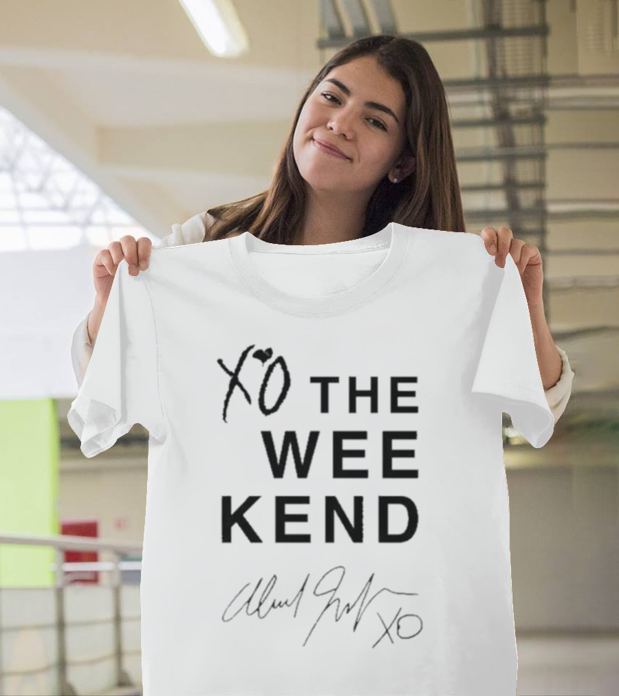 XO The Weeknd Signature Ailoviutl T-Shirt