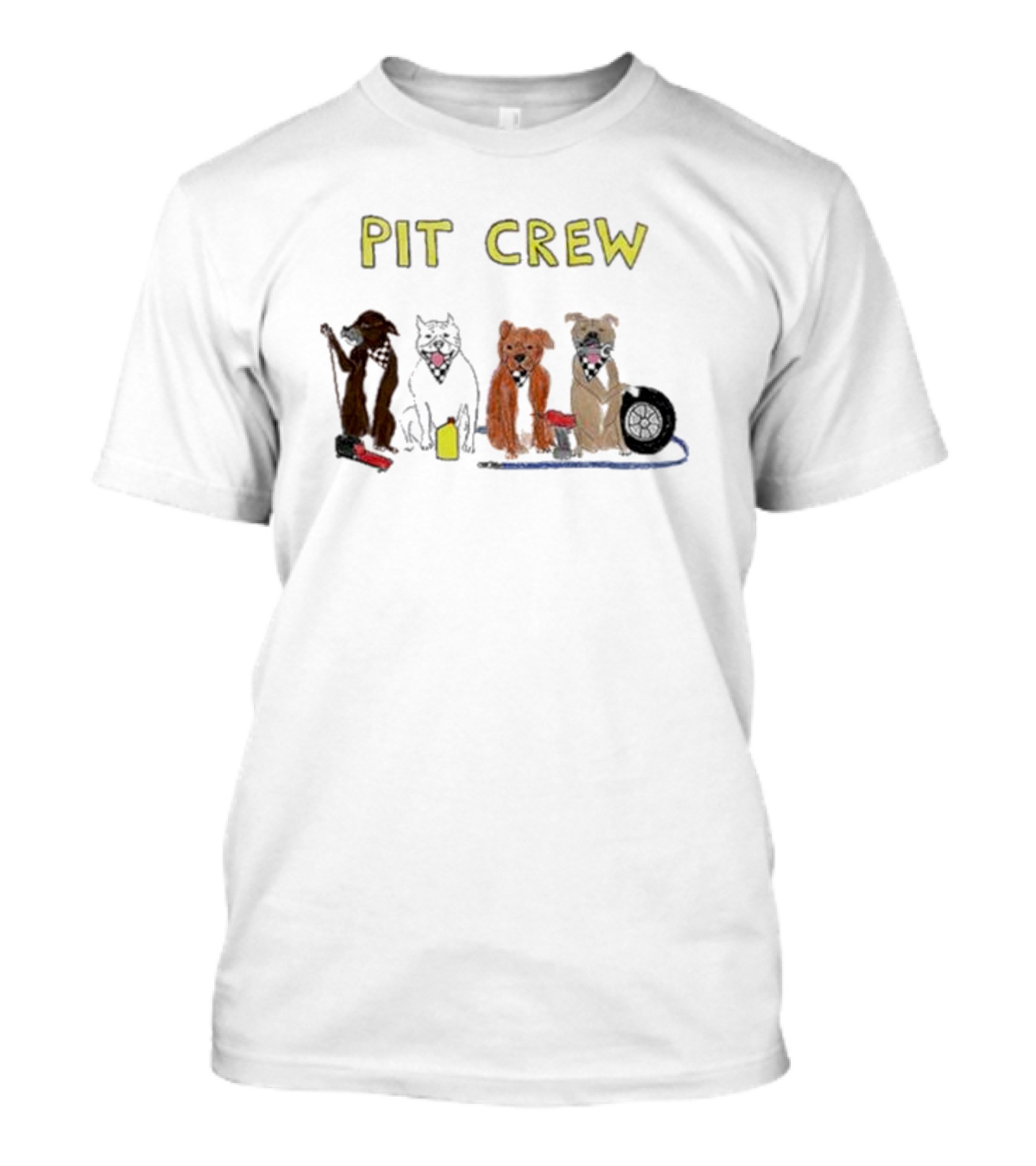 Dave Portnoy Pit Crew Dogs Garage Team T-Shirt
