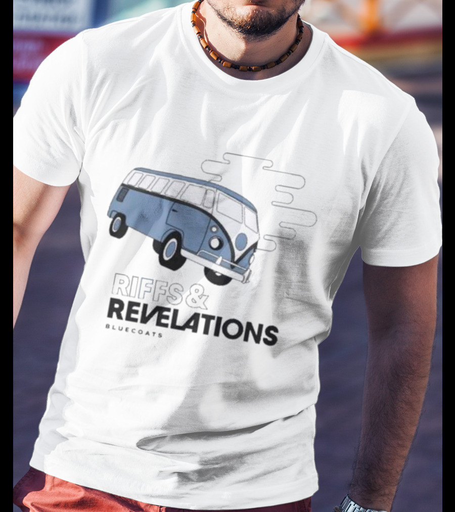 Riffs And Revelations Bluecoats Bus T-Shirt
