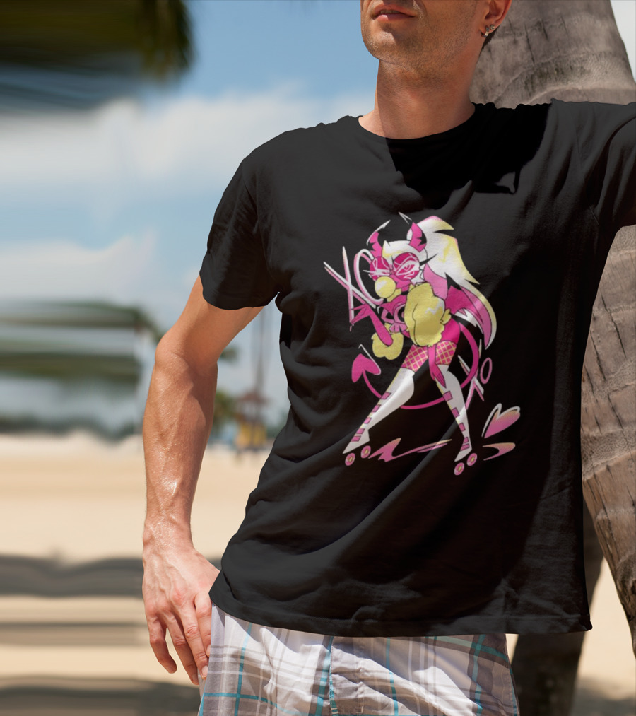Verosika Roller Skate Demon Girl Anime T-Shirt