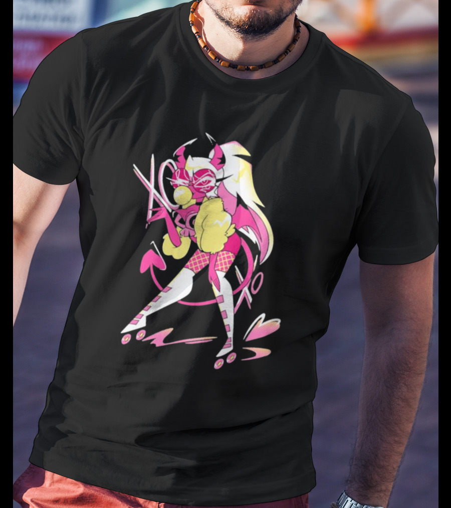 Verosika Roller Skate Demon Girl Anime T-Shirt