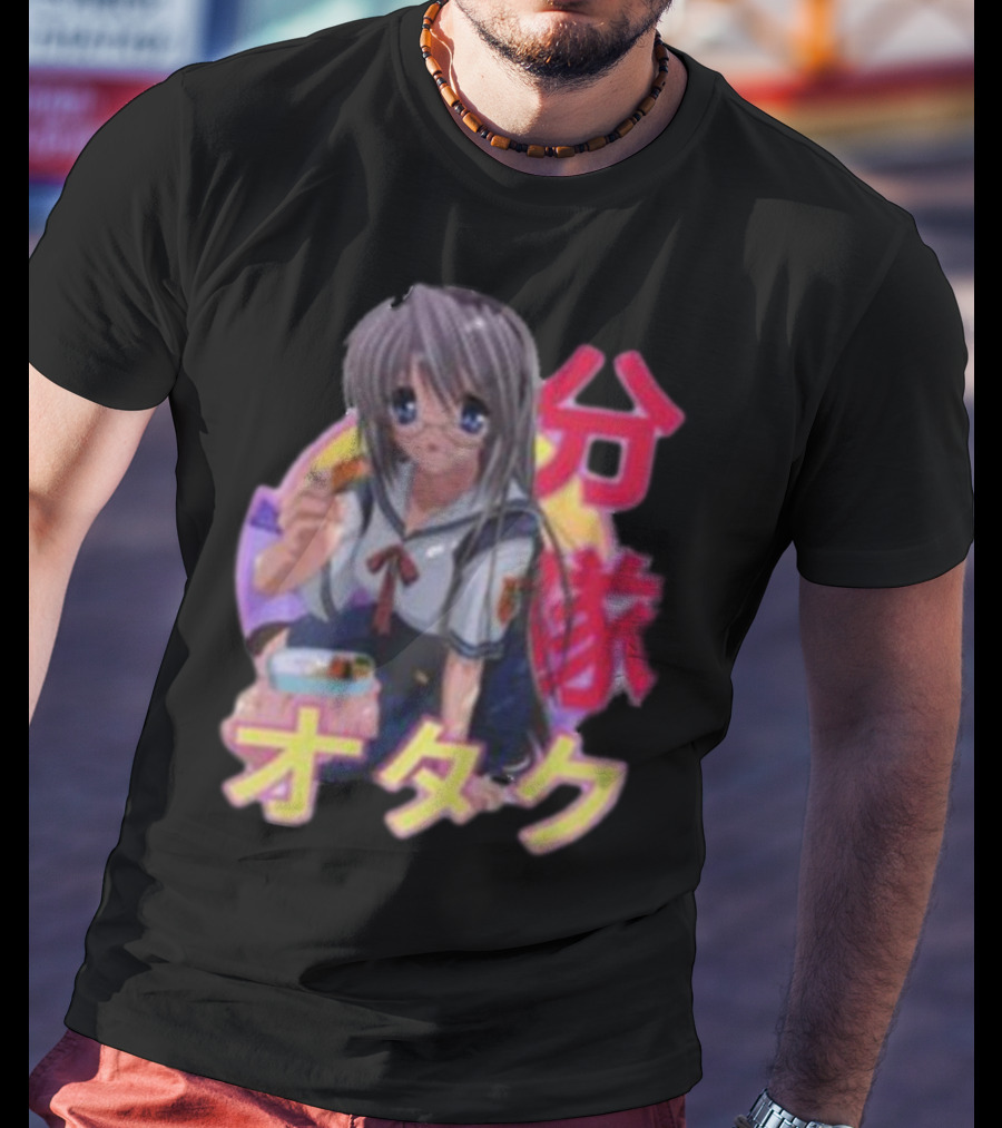 Tomoyo Sakagami Clannad Kuranado Sunset Anime Otaku T-Shirt