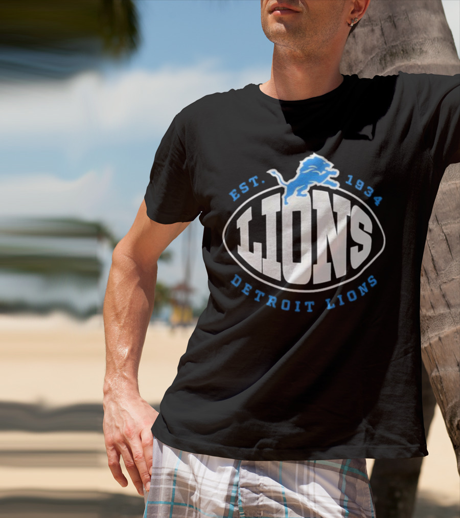 Detroit Lions Est. 1934 Boss X NFL Tra T-Shirt