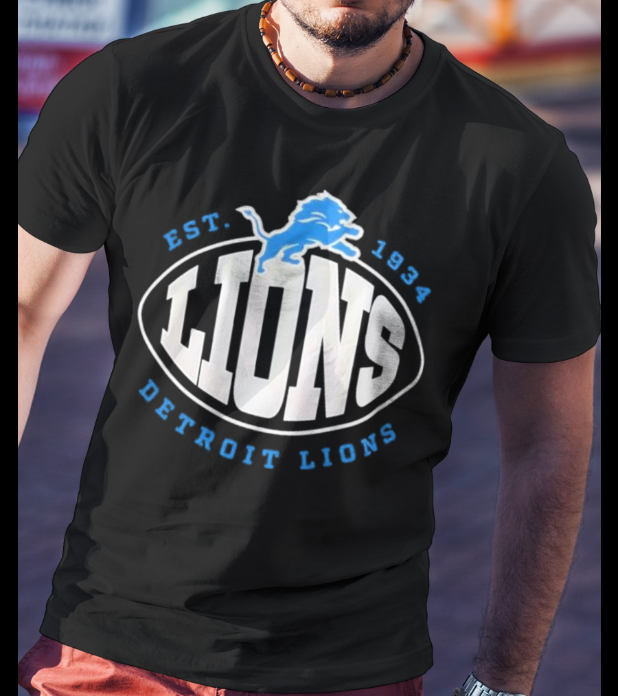 Detroit Lions Est. 1934 Boss X NFL Tra T-Shirt
