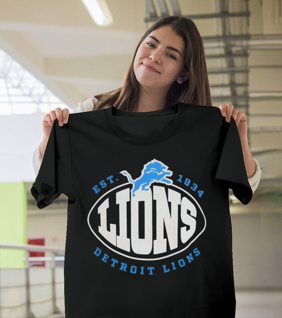 Detroit Lions Est. 1934 Boss X NFL Tra T-Shirt