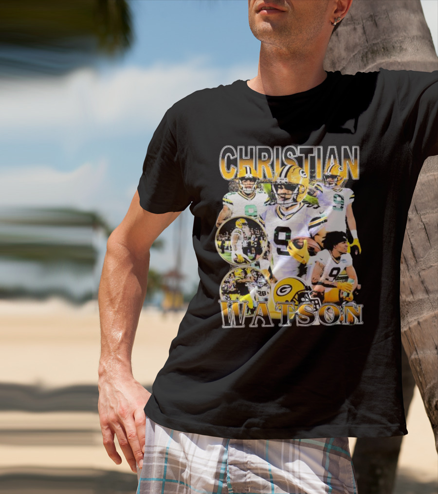 Christian Watson Green Bay Packers Football Player Highlights T-Shirt