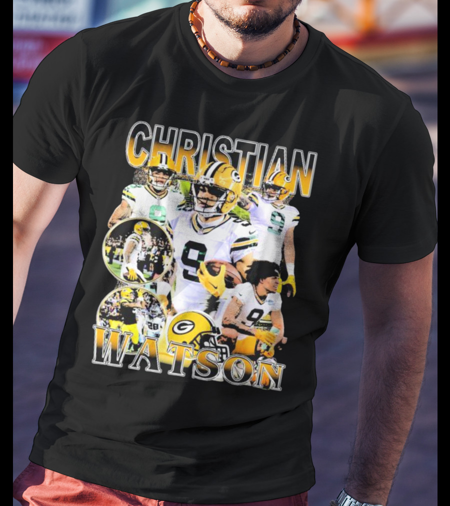 Christian Watson Green Bay Packers Football Player Highlights T-Shirt