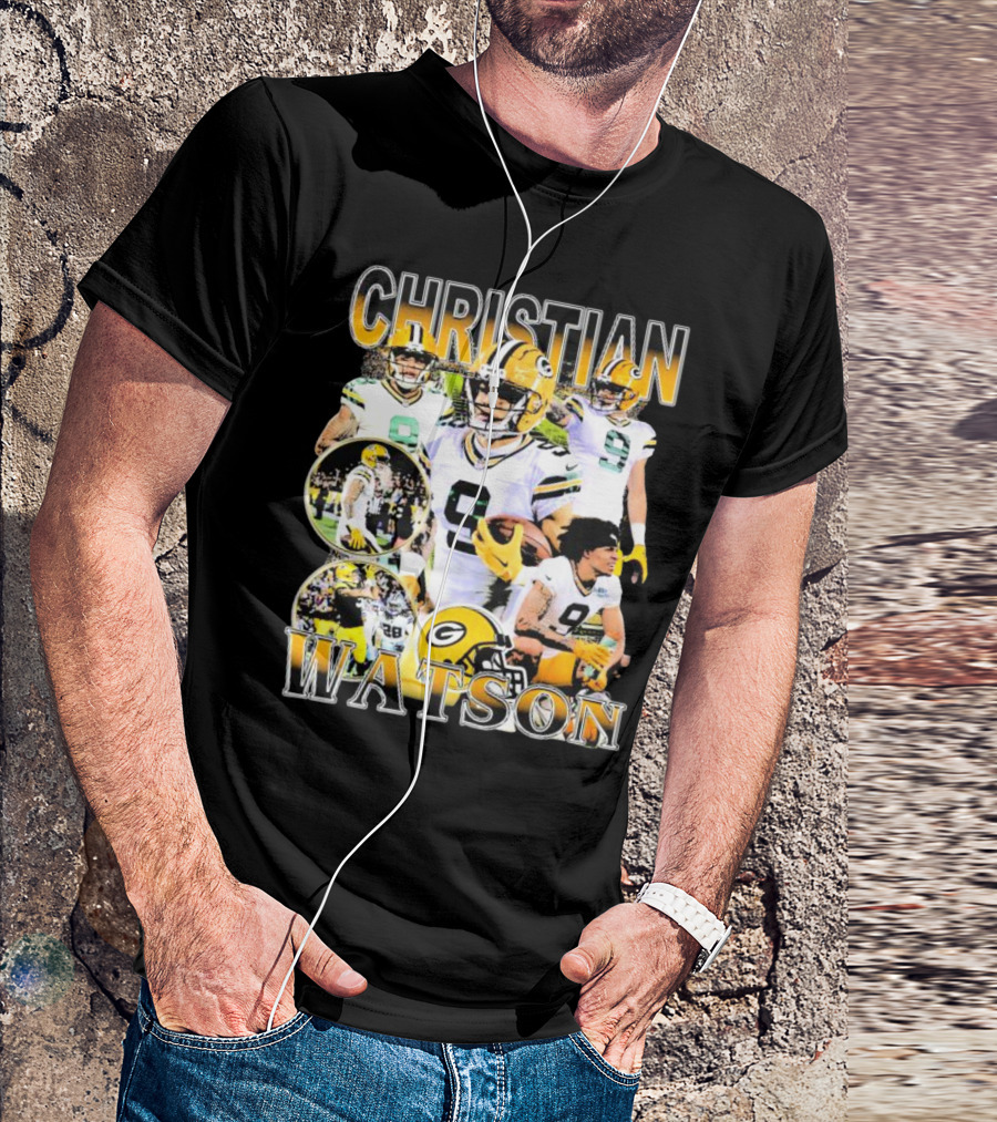 Christian Watson Green Bay Packers Football Player Highlights T-Shirt