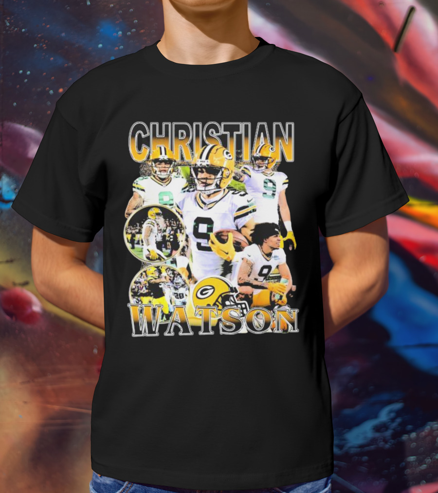 Christian Watson Green Bay Packers Football Player Highlights T-Shirt