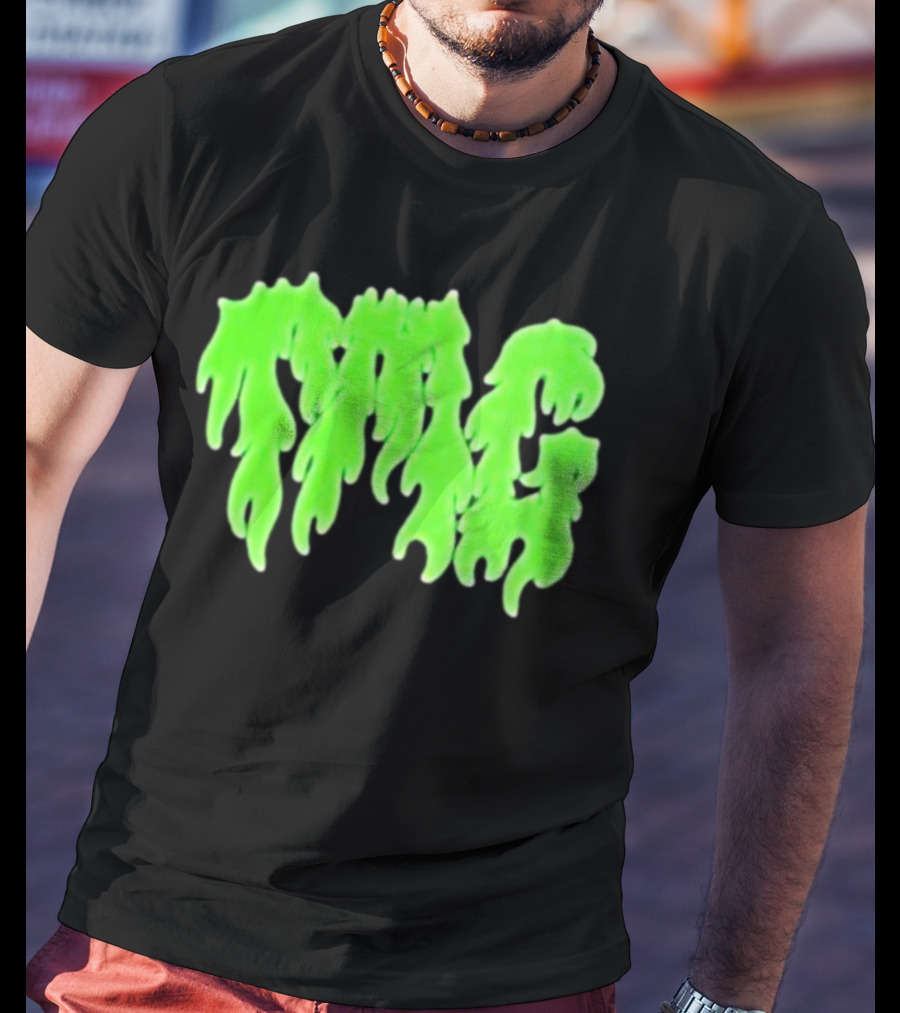 TMG Merch Slime Green Drip TMG T-Shirt