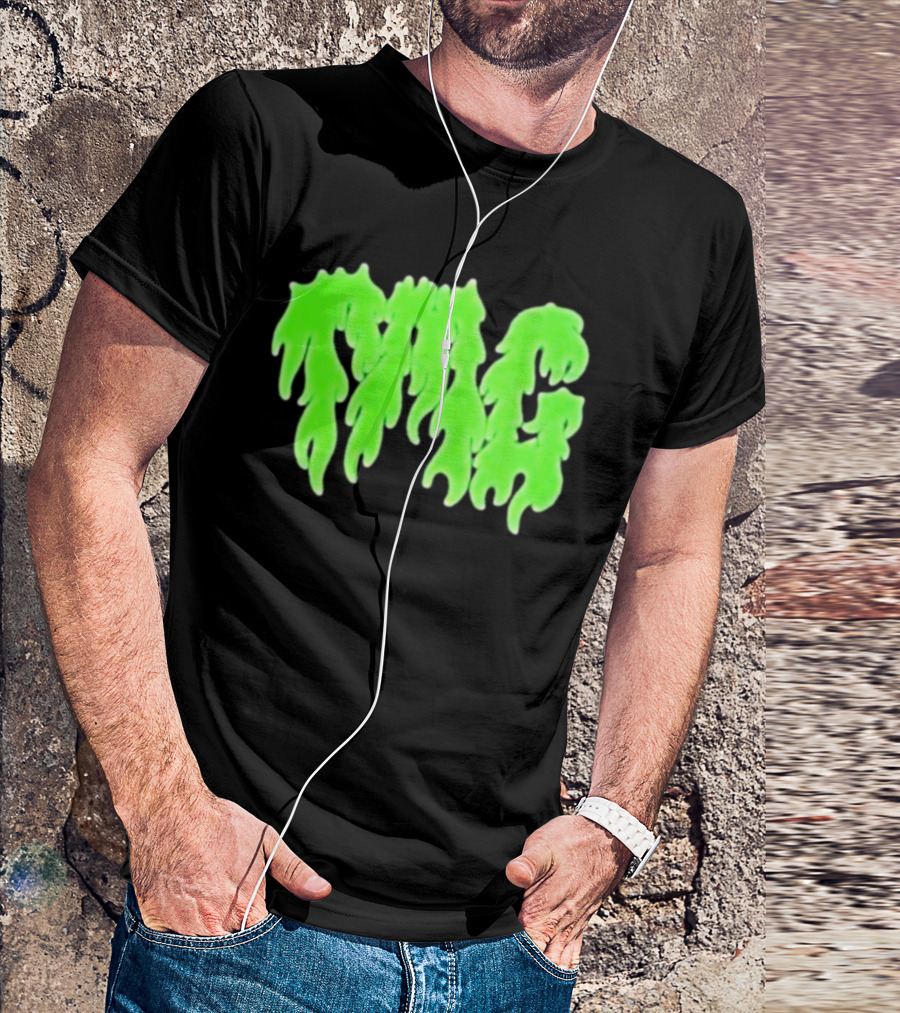 TMG Merch Slime Green Drip TMG T-Shirt