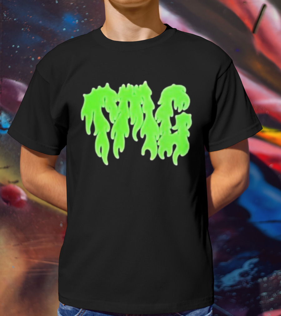 TMG Merch Slime Green Drip TMG T-Shirt