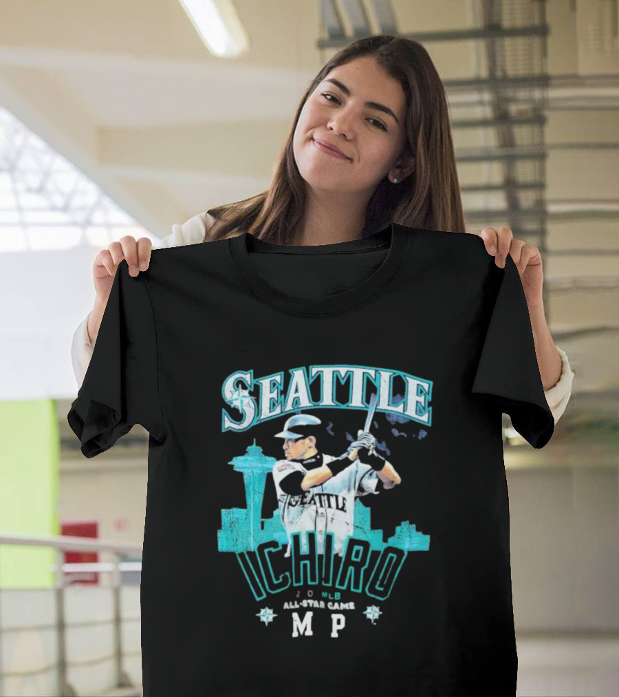 Seattle Mariners 2007 MLB All Star Game MVP Ichiro Suzuki T-Shirt