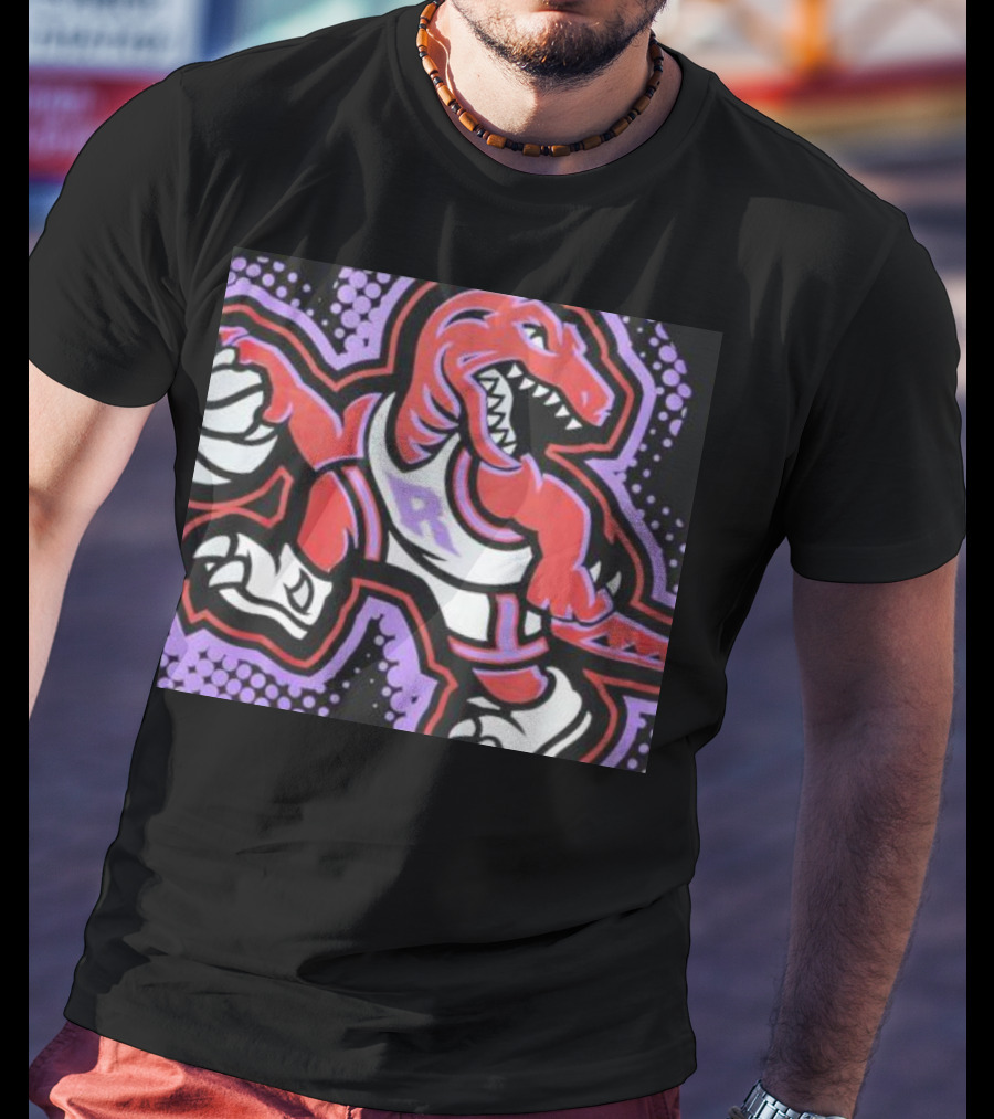 Big Face 7.0 SS Toronto Raptors Dinosaur T-Shirt