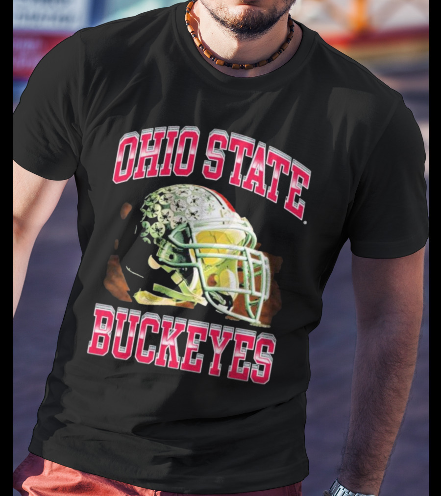 Ohio State Buckeyes Football Helmet T-Shirt