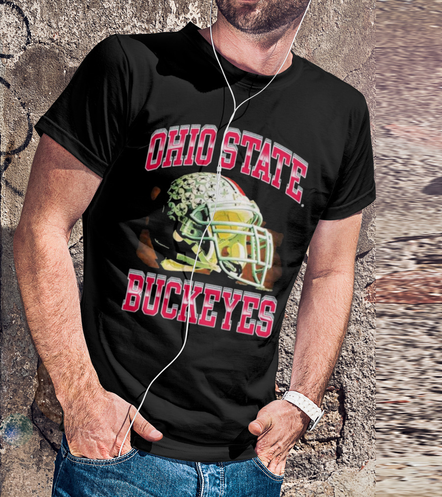 Ohio State Buckeyes Football Helmet T-Shirt