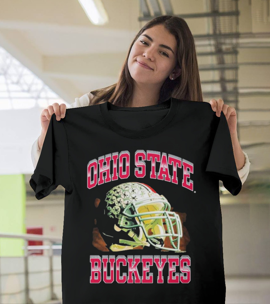 Ohio State Buckeyes Football Helmet T-Shirt
