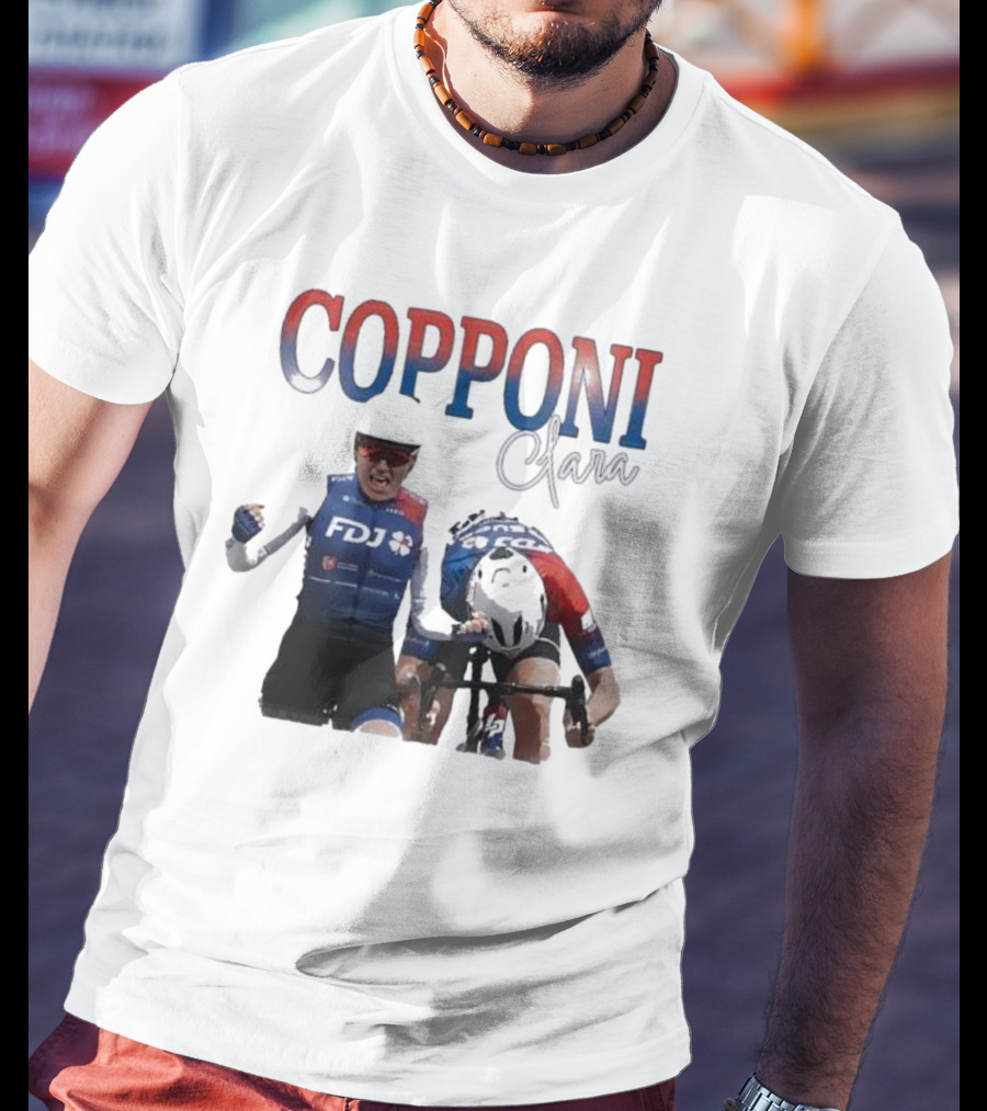 Clara Copponi FDJ Cycling Racing Champion T-Shirt