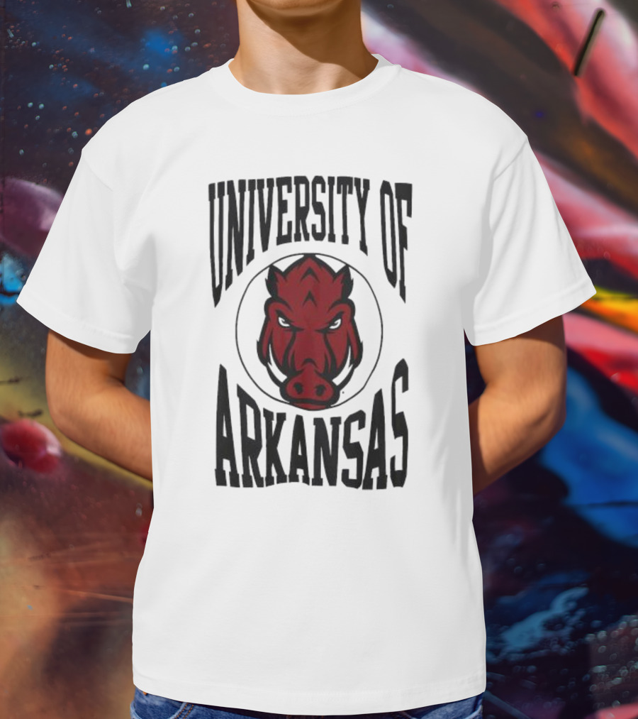 University Of Arkansas Razorbacks Lightweight Crew 3.0 T-Shirt