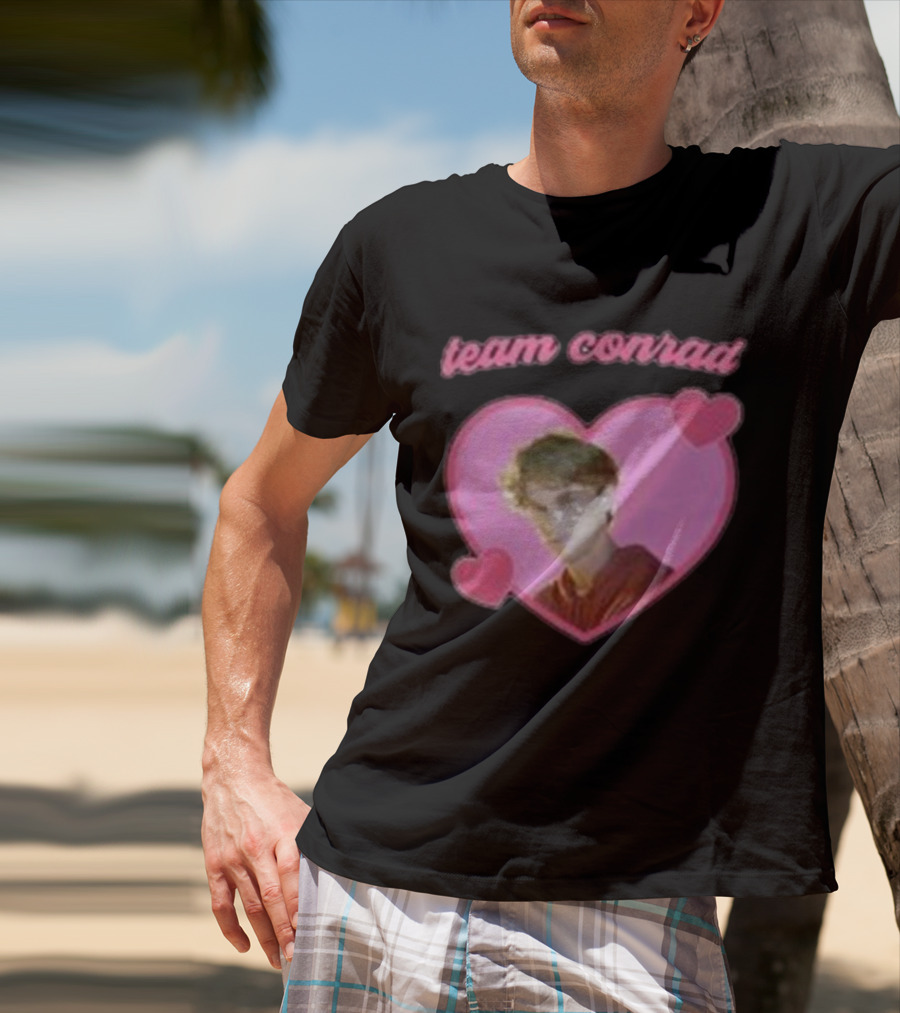 Team Conrad Heart Design Lembrar T-Shirt