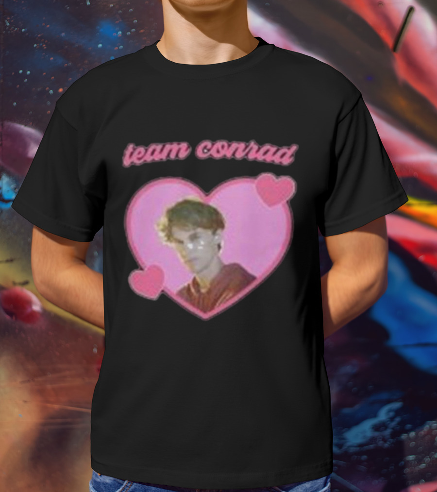 Team Conrad Heart Design Lembrar T-Shirt