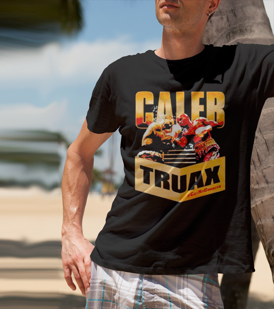 Caleb Truax Boxing Knockout #CutNoCorners T-Shirt
