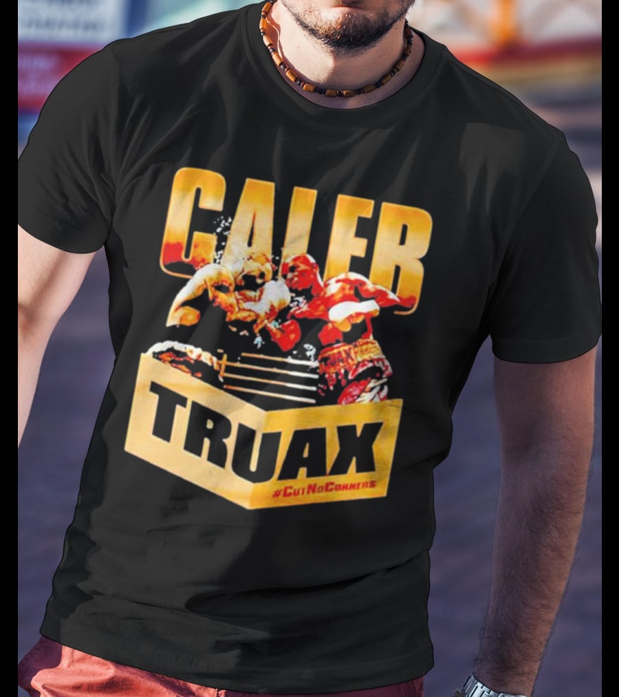 Caleb Truax Boxing Knockout #CutNoCorners T-Shirt