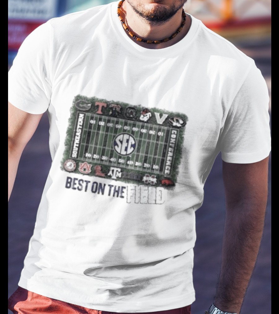 SEC Football Conference Best On The Field Stadium T-Shirt