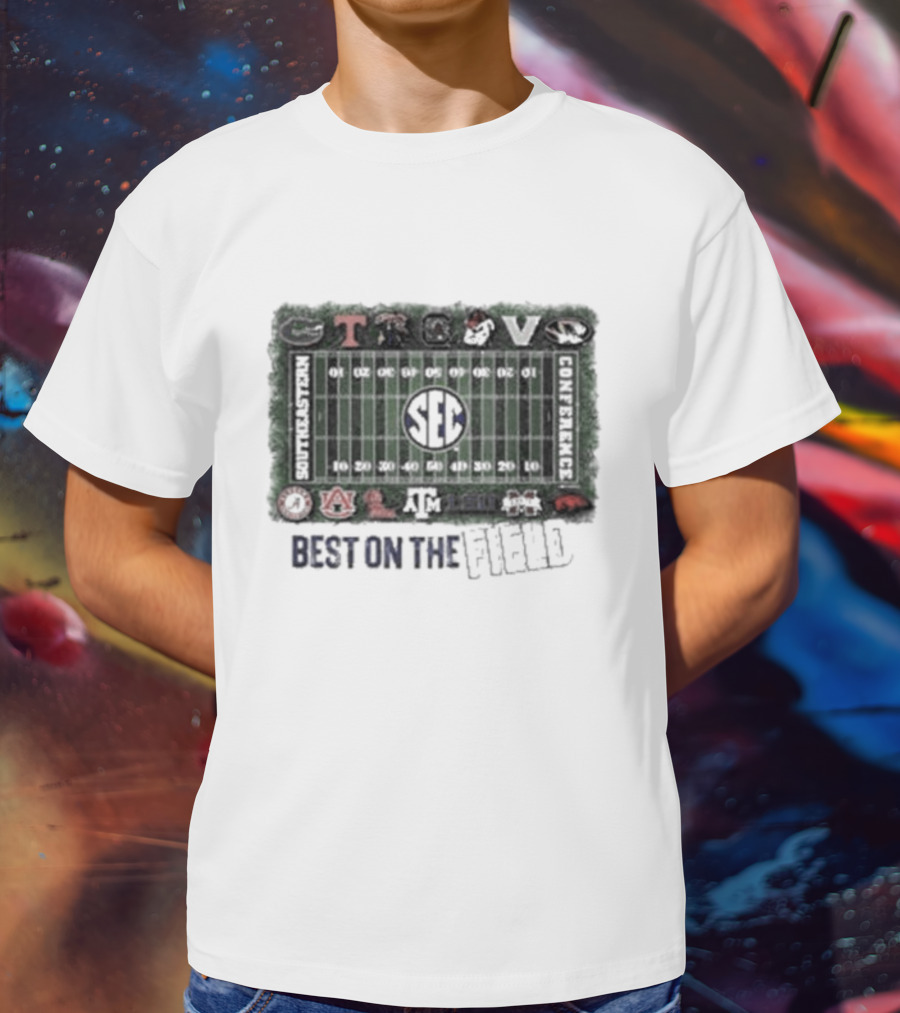 SEC Football Conference Best On The Field Stadium T-Shirt