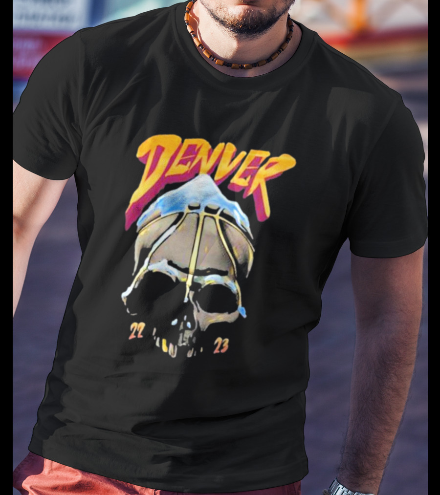 Denver Skull Basketball 22 23 T-Shirt