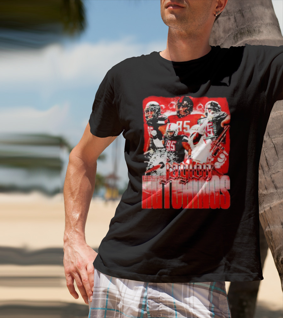 Jaylon Hutchings 95 Red Football Legends T-Shirt
