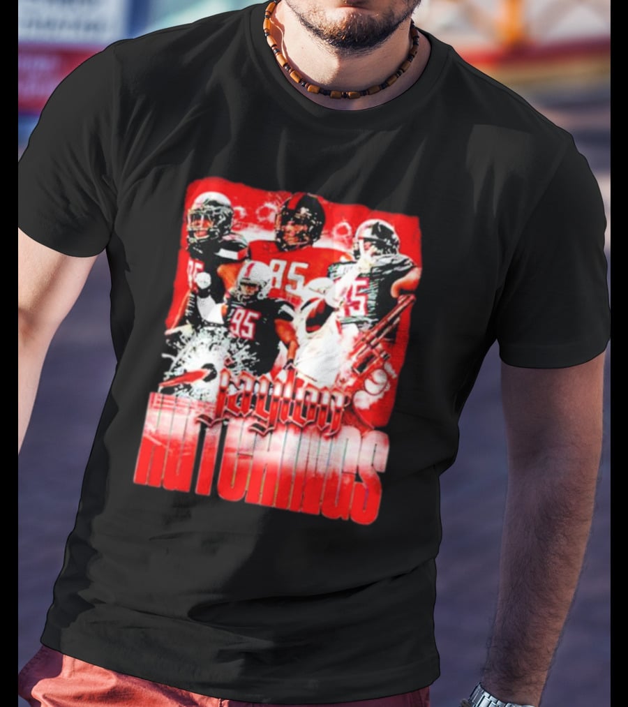Jaylon Hutchings 95 Red Football Legends T-Shirt