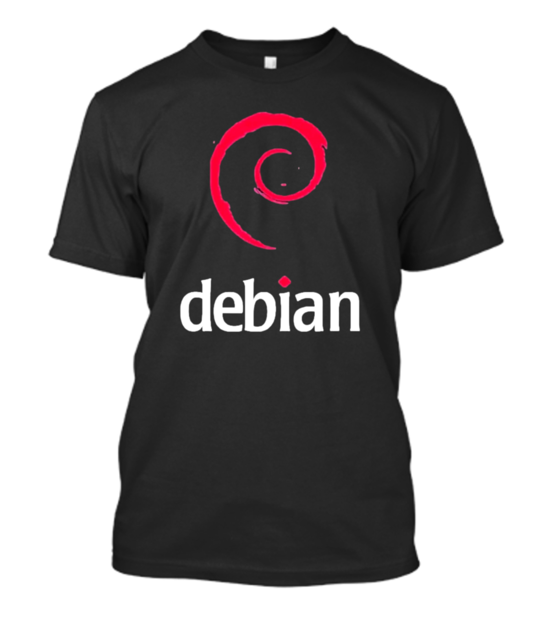 Jeff Geerling Debian GNU Linux Logo Spiral T-Shirt