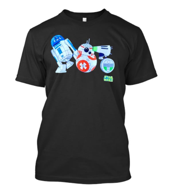R2-D2 BB-8 D-O Star Wars Droid Collection T-Shirt