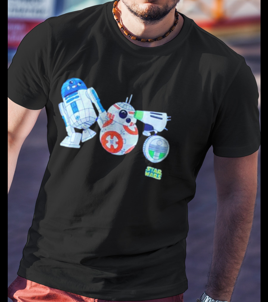 R2-D2 BB-8 D-O Star Wars Droid Collection T-Shirt