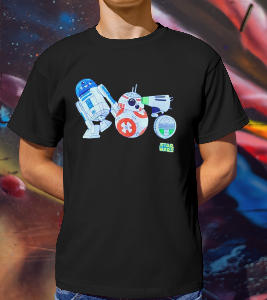 R2-D2 BB-8 D-O Star Wars Droid Collection T-Shirt