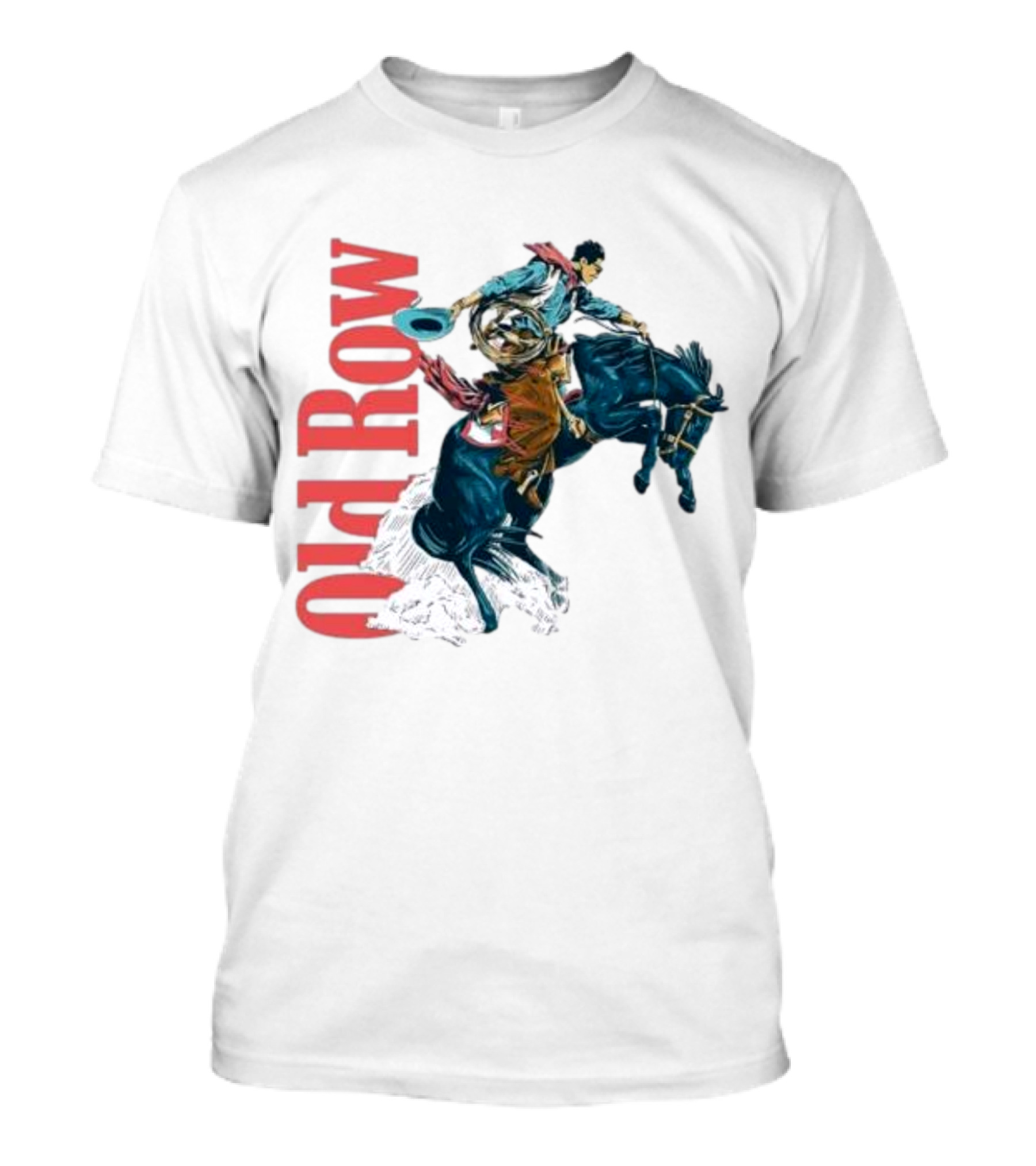 Old Row Cowboy Rodeo Rider Galloping 3.0 T-Shirt
