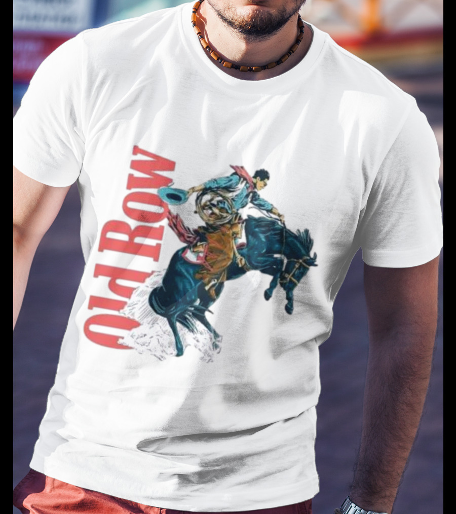 Old Row Cowboy Rodeo Rider Galloping 3.0 T-Shirt