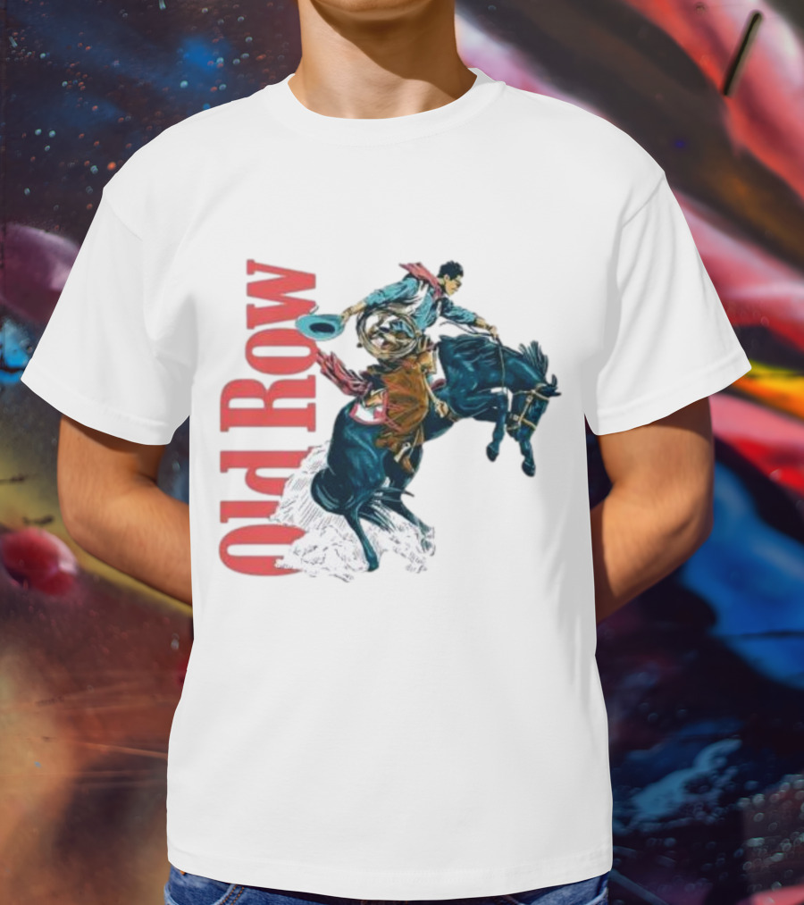 Old Row Cowboy Rodeo Rider Galloping 3.0 T-Shirt