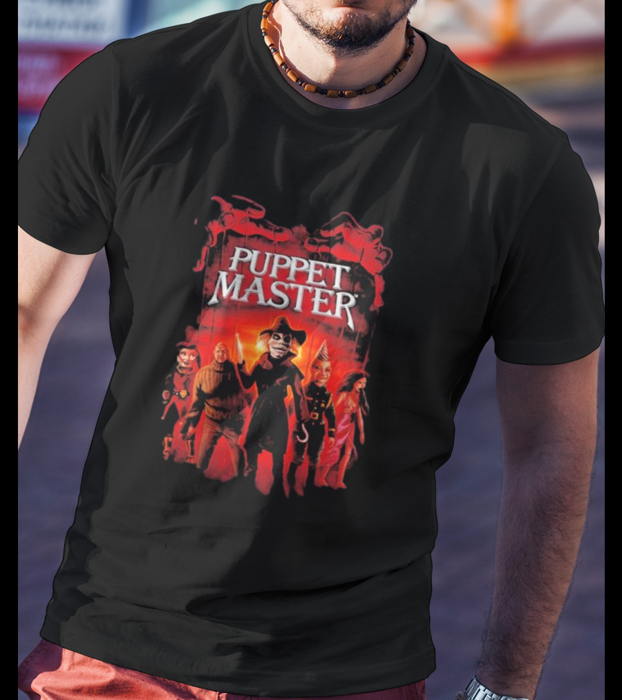 Puppet Master Strings Attached Horror Movie Characters T-Shirt