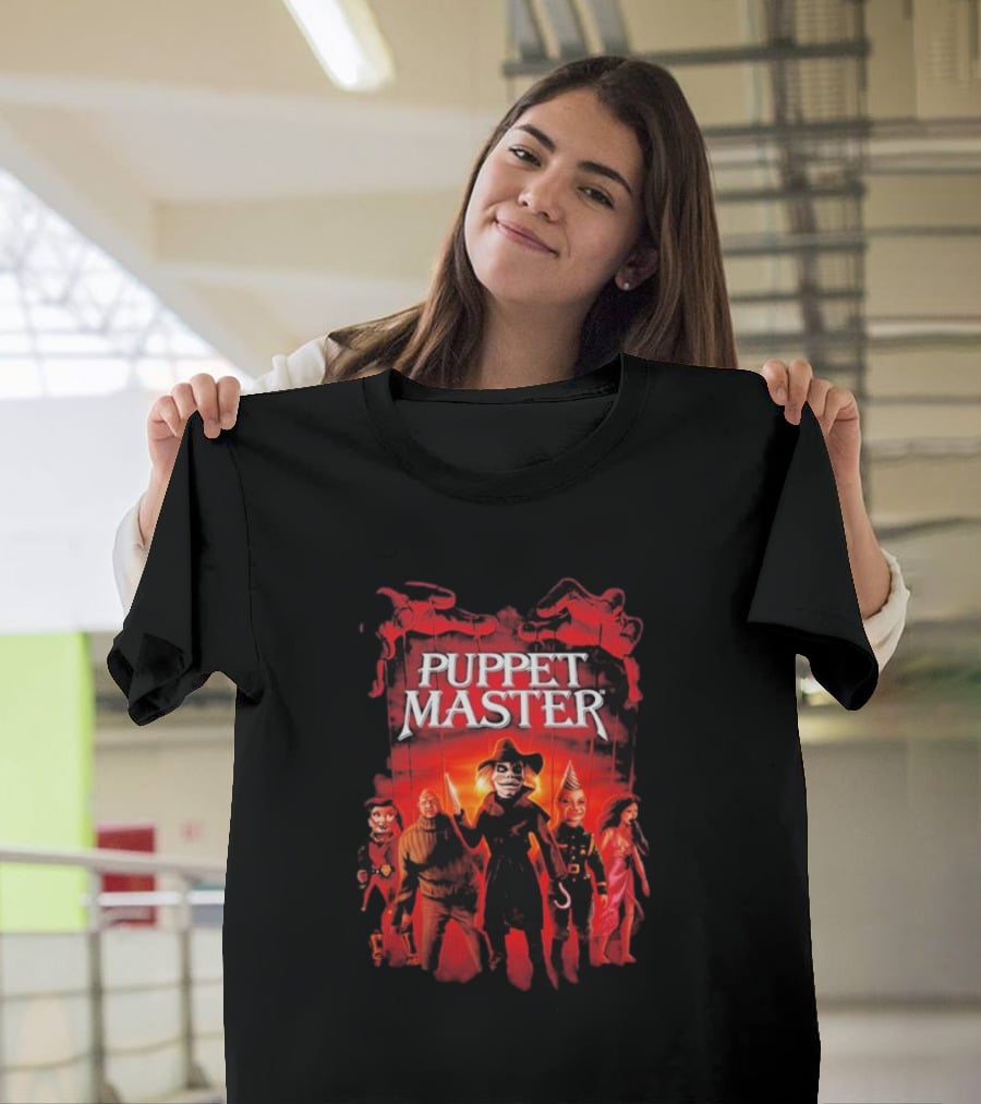 Puppet Master Strings Attached Horror Movie Characters T-Shirt